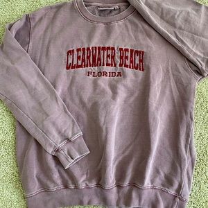 Clearwater Beach, Florida Oversized Crewneck